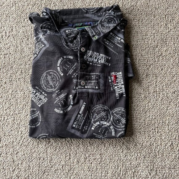 William Murray XXL Barrel Aged Polo | Bourbon-Inspired Golf Shirt - Picture 2 of 12